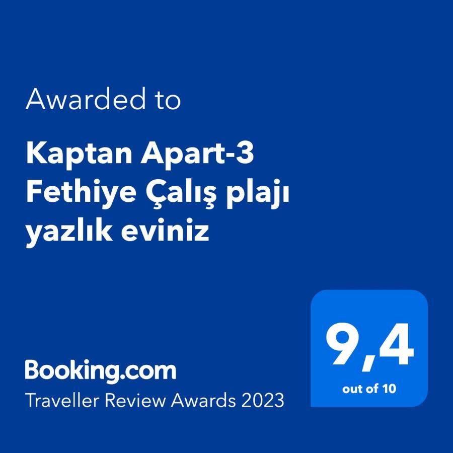 Kaptan Apart-3 Fethiye Calis Plaji Yazlik Eviniz Exterior photo